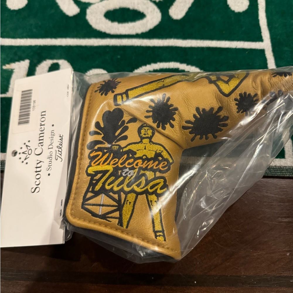 Scotty Cameron Gold Putter Cover Tulsa Driller